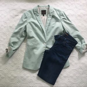 Seafoam Green Blazer from The Limited